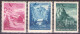 Yugoslavia 1951 - Airmail-Alpinists - Mi 655-657 - MNH**VF - Unused Stamps