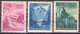 Yugoslavia 1951 - Airmail-Alpinists - Mi 655-657 - MNH**VF - Nuevos