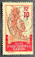 FRAGA0053U1 - Warrior - 10 C Used Stamp - Afrique Equatoriale - Gabon - 1910 - Usados