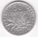 50 Centimes Semeuse 1901, En Argent - 50 Centimes