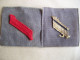 LOT 2 INSIGNES MILITAIRES - ECUSSONS TISSU - - GRADE -     INSIGNE ECUSSON MILITAIRE SCRATCH - - Sonstige & Ohne Zuordnung