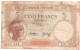 French Indochina New Caledonia 5 Francs 1926 P-36 FIne-Very Fine - Otros – Asia