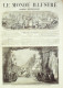 Le Monde Illustré 1863 N°344 Espagne Andalousie Cottode Villafranca Place Vendôme Statue - 1850 - 1899