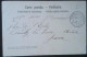 ► Luxembourg Gare 10 Cent Adolphe De Profil 1895  Sur Cpa Précurseur Pour La France - 1895 Adolphe Rechterzijde