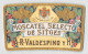 00101 "MOSCATEL SELECTO DE SITGES - A.R. VALDESPINO Y HO." ETICH II QUARTO XX SECOLO - Altri & Non Classificati