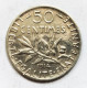 France - 50 Centimes Argent 1914 - 50 Centimes