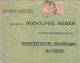 1930 MOZAMBIQUE , CHINDE - WINTERTHUR , SOBRE CIRCULADO VIA BEIRA - CAPETOWN , TRÁNSITO AL DORSO , YV. 247 X 2  , CERES - Mozambique