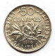 France - 50 Centimes Argent 1918 - 50 Centimes
