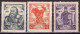 Yugoslavia 1951 - Famous People Of Culture - Mi 668-670 - MNH**VF - Ongebruikt