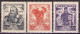 Yugoslavia 1951 - Famous People Of Culture - Mi 668-670 - MNH**VF - Neufs