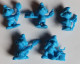 à Choisir 4 Mini Figurines En Plastique Vintage Les Schtroumpfs The Smurfs Lessive OMO - Figuren - Kunststoff