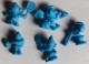 à Choisir 4 Mini Figurines En Plastique Vintage Les Schtroumpfs The Smurfs Lessive OMO - Figurine In Plastica