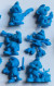 Delcampe - à Choisir 4 Mini Figurines En Plastique Vintage Les Schtroumpfs The Smurfs Lessive OMO - Little Figures - Plastic