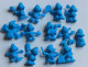 Delcampe - à Choisir 4 Mini Figurines En Plastique Vintage Les Schtroumpfs The Smurfs Lessive OMO - Little Figures - Plastic