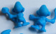 Delcampe - à Choisir 4 Mini Figurines En Plastique Vintage Les Schtroumpfs The Smurfs Lessive OMO - Little Figures - Plastic