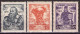 Yugoslavia 1951 - Famous People Of Culture - Mi 668-670 - MNH**VF - Unused Stamps