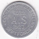 82 Tarn Et Garonne, Jeton Coopérative L'Abeille Septfonds 10 Centimes 1922/1927, En Aluminium - Monétaires / De Nécessité