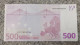 European Union  500 Euro Banknote 2002 Rare X0 Series Germany 500€ 2002 - 500 Euro