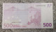 European Union  500 Euro Banknote 2002 Rare X0 Series Germany 500€ 2002 - 500 Euro