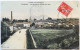 C. P. A. Couleur : 38 : MOIRANS : Vue Générale Et Avenue De La Gare, Timbre En 1908 - Moirans