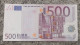 European Union  500 Euro Banknote 2002 Rare X0 Series Germany 500€ 2002 - 500 Euro