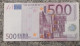 European Union  500 Euro Banknote 2002 Rare X0 Series Germany 500€ 2002 - 500 Euro