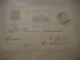 LISBOA 1889 To Celanova Orense Spain Cancel Bilhete Postal Stationery Card PORTUGAL Galicia - Brieven En Documenten