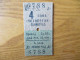 RUSSIA USSR LENINGRAD  RAILWAY TICKET - Tickets D'entrée