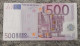 European Union  500 Euro Banknote 2002 Rare X0 Series Germany 500€ 2002 - 500 Euro