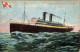 1908 MONTREAL - DRESDEN , T.P. CIRCULADA , YV. 79 - EDOUARD VII , S.S. EMPRESS OF IRELAND , BARCOS , SHIPS - Brieven En Documenten