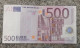 European Union  500 Euro Banknote 2002 Rare N Series Austria 500€ 2002 - 500 Euro