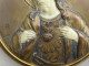 Delcampe - Ancien Cadre Christ Chryséléphantine Marbre Signé Le Barollet - Religious Art