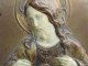 Delcampe - Ancien Cadre Christ Chryséléphantine Marbre Signé Le Barollet - Arte Religiosa
