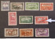 ALAOUITES SYRIE سوريا SYRIA 1925 STAMPS OF SYRIA OF 1925 OVERPRINT CAT YVERT N 22..32 ERROR N 28 1,50 P OVERPRINT BLACK - Usados