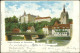 Ansichtskarte Gera Schloß Osterstein, Brücke 1900 - Gera