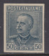 Italia Regno - 1928 50 Cent. Prova In Grigio P221 CERTIFICATO FERRARIO - Ungebraucht