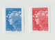 France Année 2009 - 2 Timbres Roulette Marianne De Beaujard Neuf Yvert Tellier 4573 Et 4572 - 2008-2013 Marianne De Beaujard