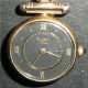 Rare Ancienne Montre Bracelet Mécanique Métal Plaqué Or, Cupillard Rieme - Horloge: Antiek
