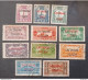 FRENCH OCCUPATION IN SYRIA LATTAQUIE 1940 STAMPS OF SYRIE DE 1930 IN OVERPRINT CAT YVERT N 1....15 RED STAINS - Used Stamps