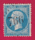 N°22 GC 766 CASTETS DES LANDES COTE 70€ SUR BLEU BRIEFMARKEN STAMP FRANCE - 1862 Napoléon III