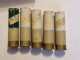 Five Italian WW2 Flare Cartridges - Cinq Cartouche Lance Fusée Italiens - 1939-45