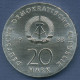 DDR 20 Mark 1983, 500. Geburtstag Martin Luther, J 1591 Vz/st (m6590) - Autres & Non Classés