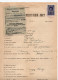 1934. KINGDOM OF YUGOSLAVIA,SERBIA,ZEMUN,1 REVENUE STAMP,APPLICATION & PAYMENT FOR SEMESTER AT MEDICAL UNIVERSITY - Brieven En Documenten