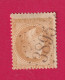 N°28 GC 3895 ST ZACHARIE VAR COTE 110€ SUR BLEU BRIEFMARKEN STAMP FRANCE - 1863-1870 Napoléon III Lauré