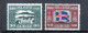 Island 1925 Freimarke 132 + 134 Allthing/Volkshilfe Postfrisch - Ongebruikt