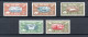 Iceland 1930 Old Set Airmail "Allthing" Stamps (Michel 142/146) MLH - Luftpost