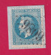 N°29 GC 6086 TURCKEIM HAUT RHIN COTE 250€ SUR BLEU BRIEFMARKEN STAMP FRANCE - 1863-1870 Napoléon III Lauré