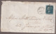 LETTRE Affranchie Avec Le 2 Pence Dentelé Bleu 1867. - Covers & Documents