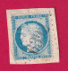 N°60 GC 6392 ST AUBIN DU JURA COTE 180€ SUR BLEU BRIEFMARKEN STAMP FRANCE - 1871-1875 Cérès