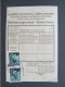 Olomouc - Velké Losiny Podací Lístek 1945  / P7192 - Lettres & Documents
